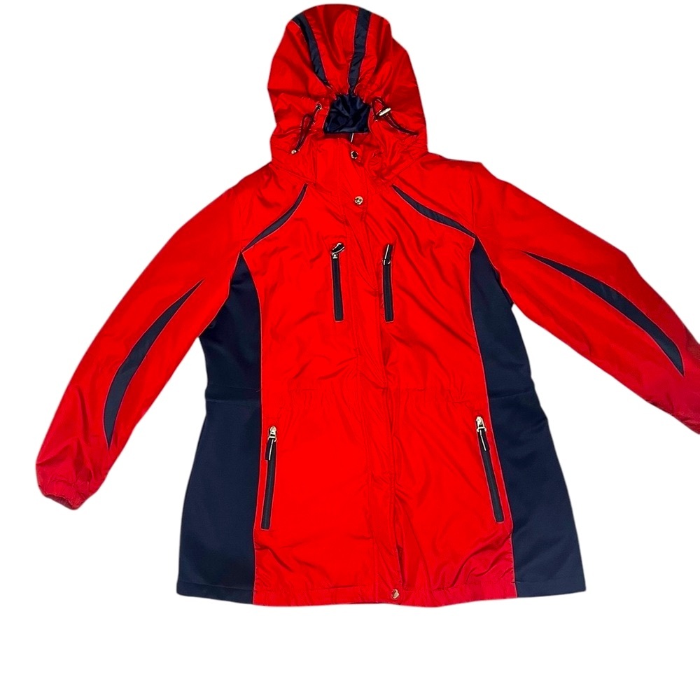 ~ Tommy Hilfiger RED Women’s 3-in-1 All Weather
System Jacket Size‎ Large